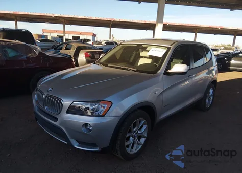 2013 BMW X3 xDrive28I из США, поврежденный, VIN 5UXWX9C5XD0D00721